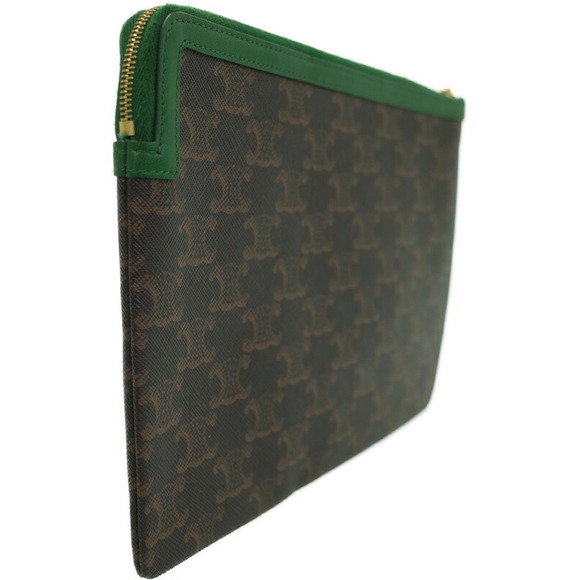 Celine Triomphe Clutch Bag Canvas Pouch - Picture 2 of 8